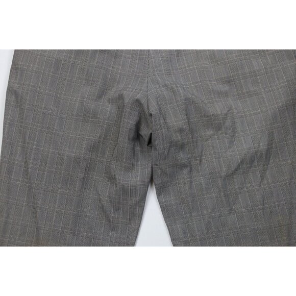 Vtg 90s Ralph Lauren Mens 42x30 Distressed Rayon Gabardine Wide Leg Chino Pants - Picture 14 of 16